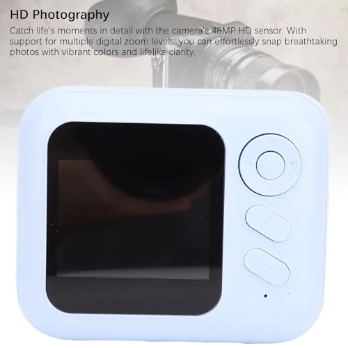 Instant Print Camera - 48MP Pink