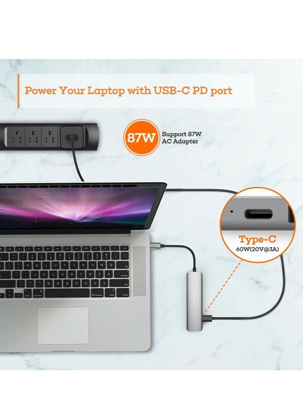 USB-C Hub - 6 in 1 4K