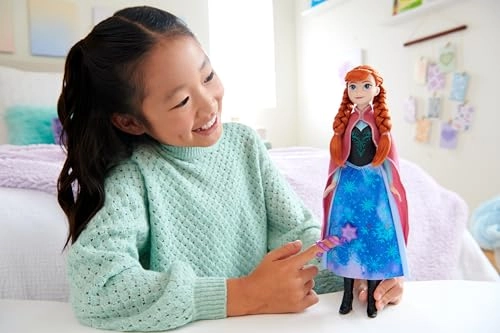 Anna Fashion Doll - Color-Change Skirt Removable Cape