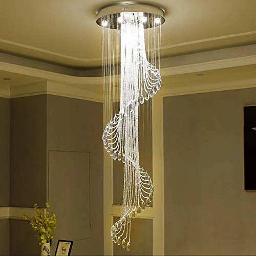 Crystal Long Chandelier - 50cm diameter GU10