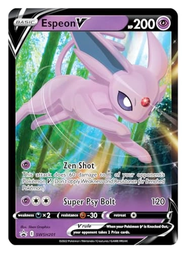 V Heroes Tin Espeon - 1 foil card 4 booster packs