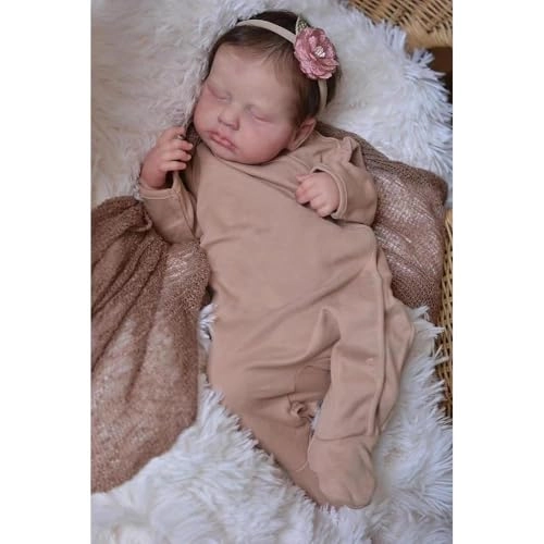 Reborn Baby Doll - 48 cm Full Silicone Ages 36 months - 10 years