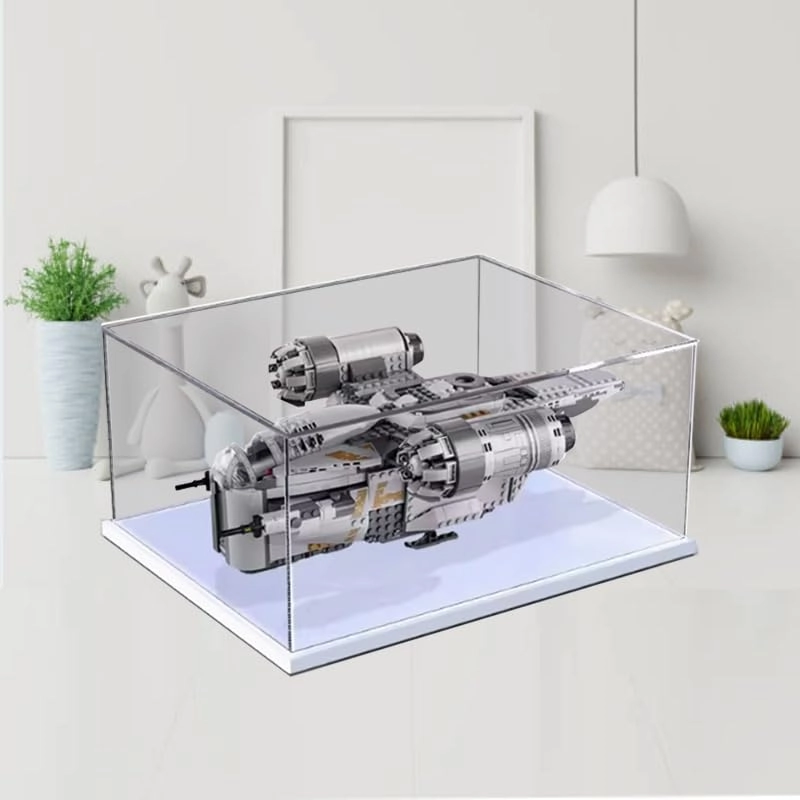 Transparent Acrylic Display Stand - 75292 Razor Crest White