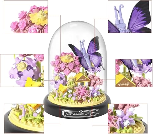Butterfly Flower Bouquet - Bonsai Collection Dust Cover