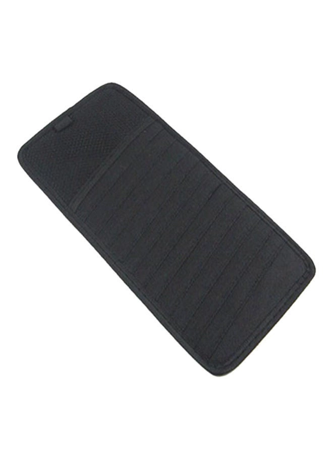 NIBEMINENT CD Holder Sun Visor - 12 CDs Black