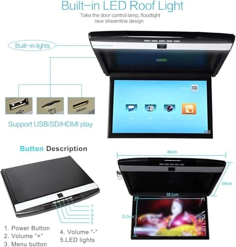 MP5 Ceiling Display - 17.3 Inch