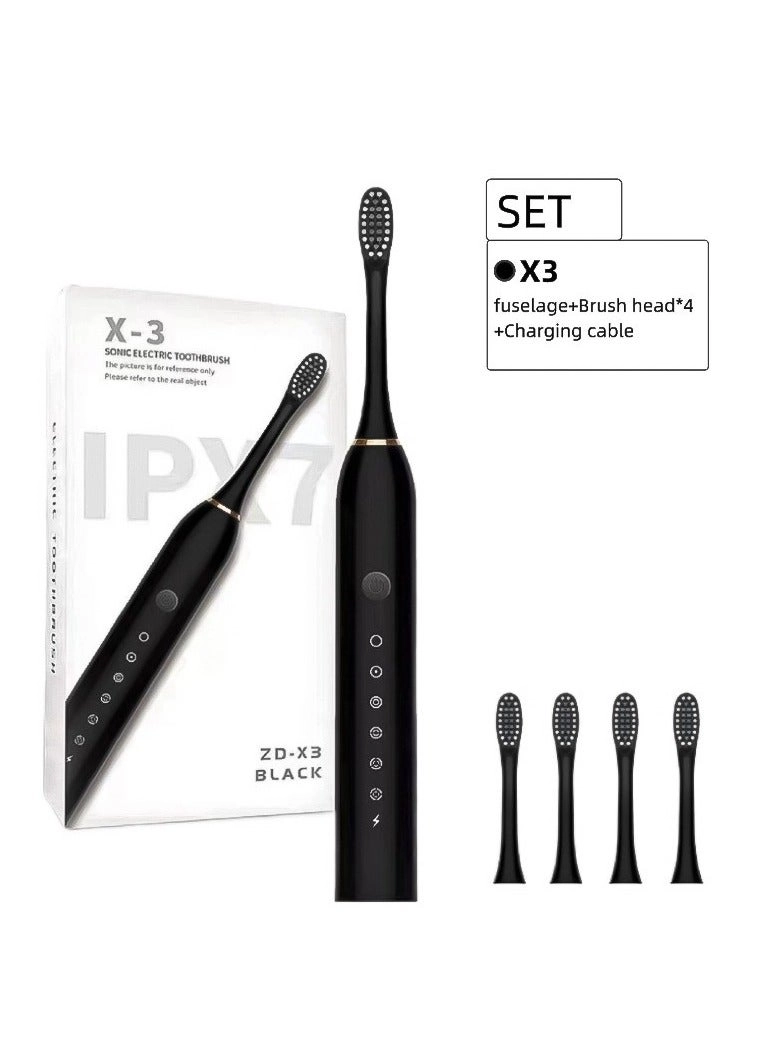 Sound Wave Electric Toothbrush - Six Modes 2-Minute Timer