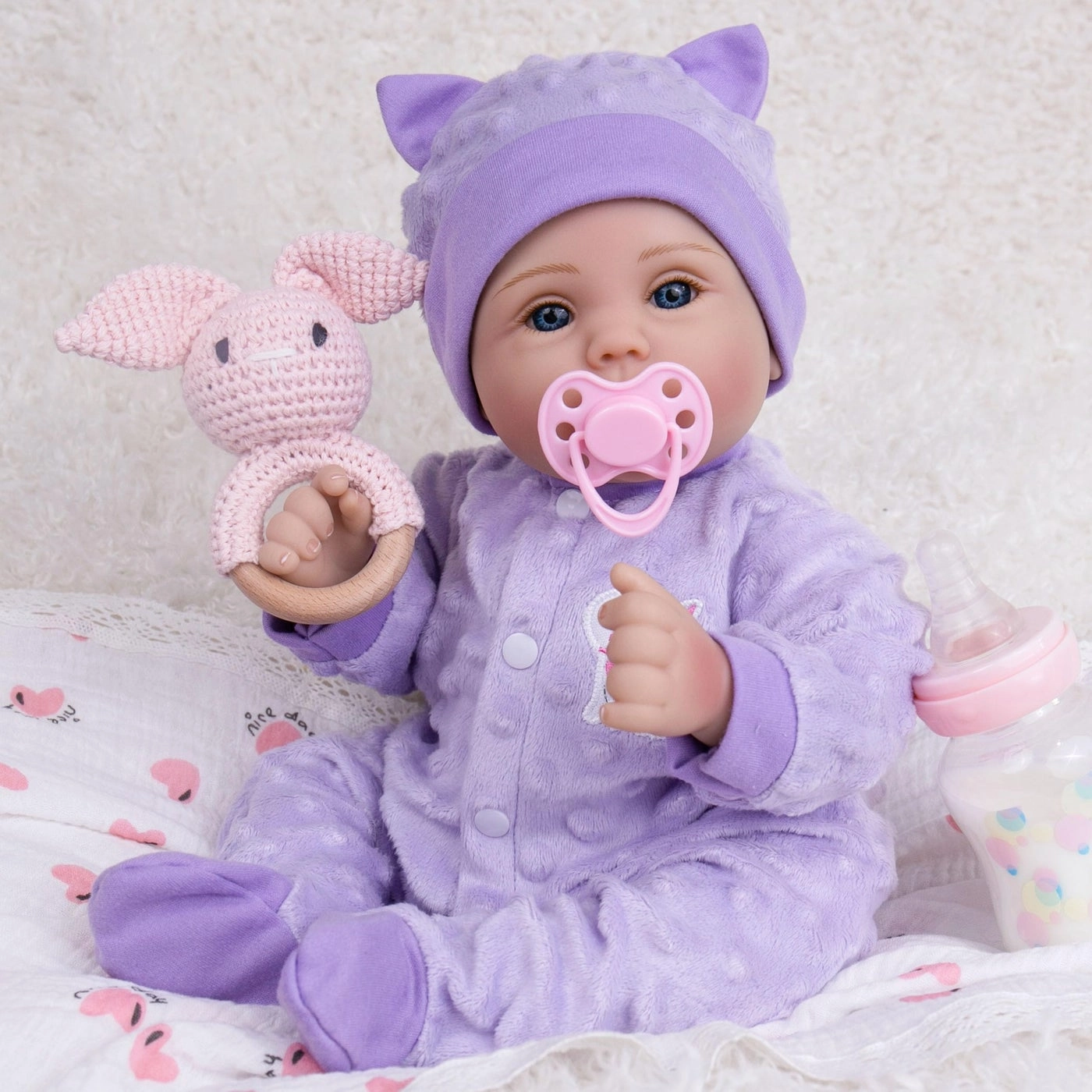 Reborn Baby Doll - 18-Inch Silicone Ages 3+