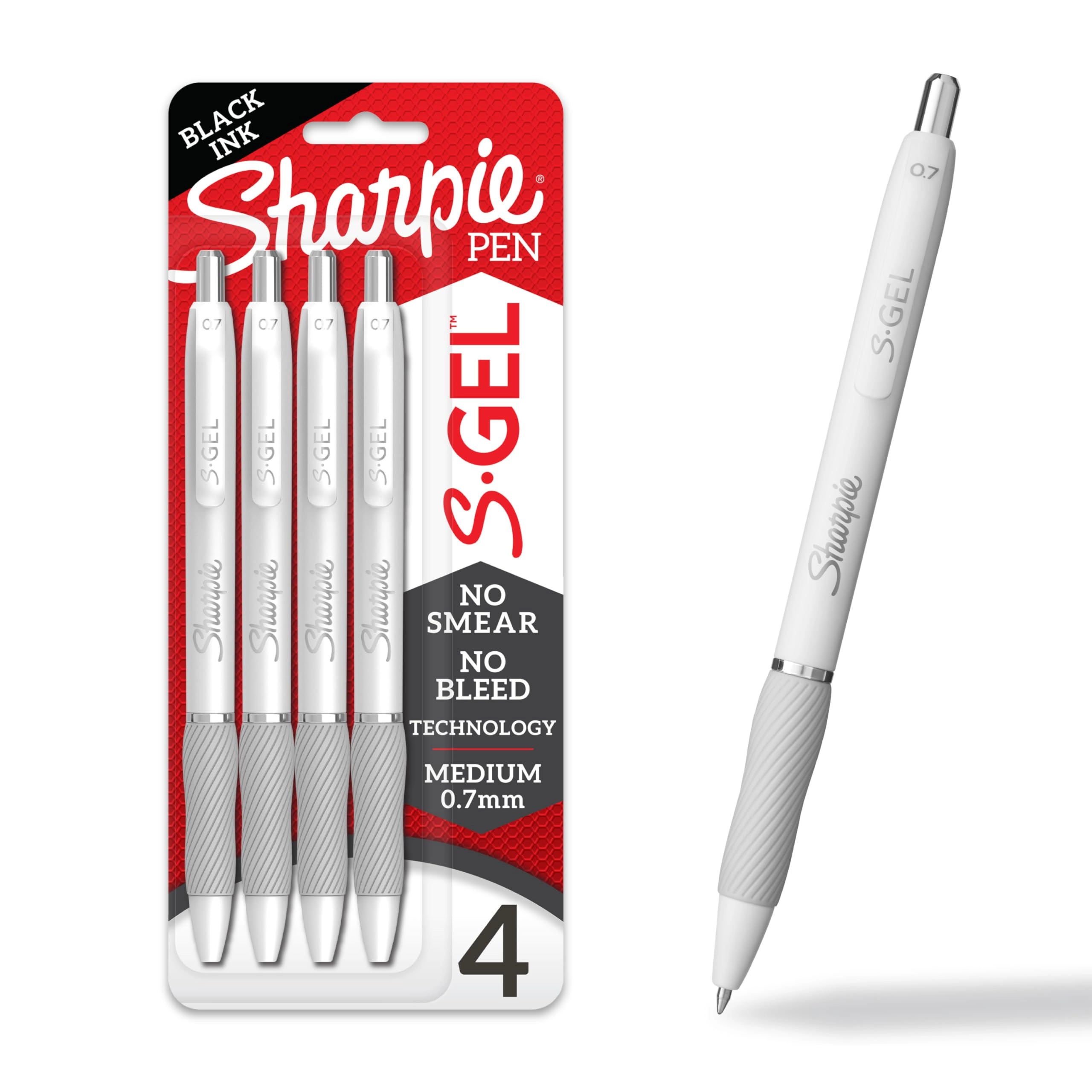 Sharpie S-Gel - 4 Count 0.7mm