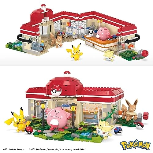 Pokemon Forest Pokemon Center - 4 Poseable Characters