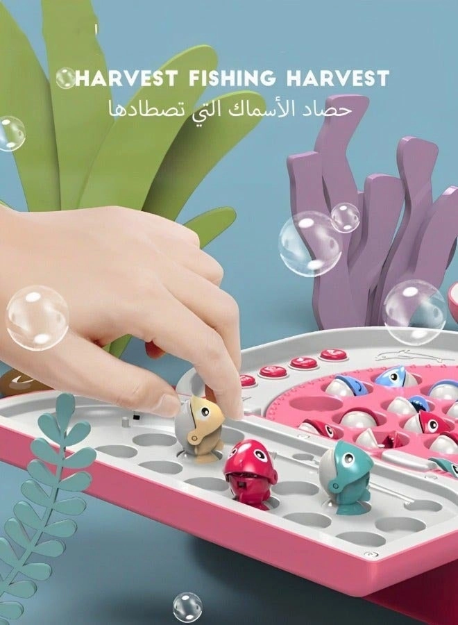 Magnetic Fishing Game - Rotating Board 2 in 1