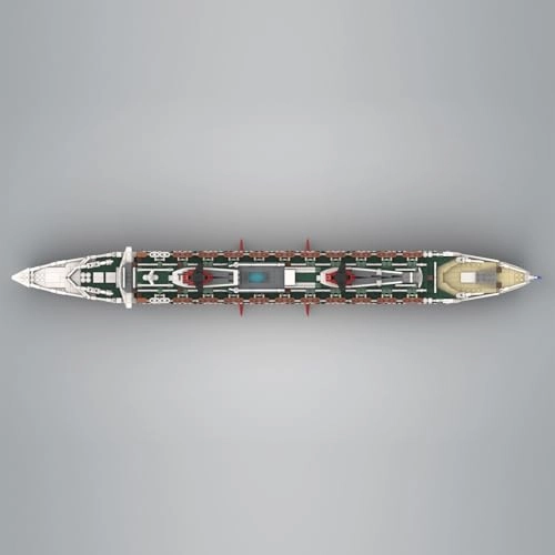 1/400 Ocean Steamer - Ocean Liner A 3325 pcs