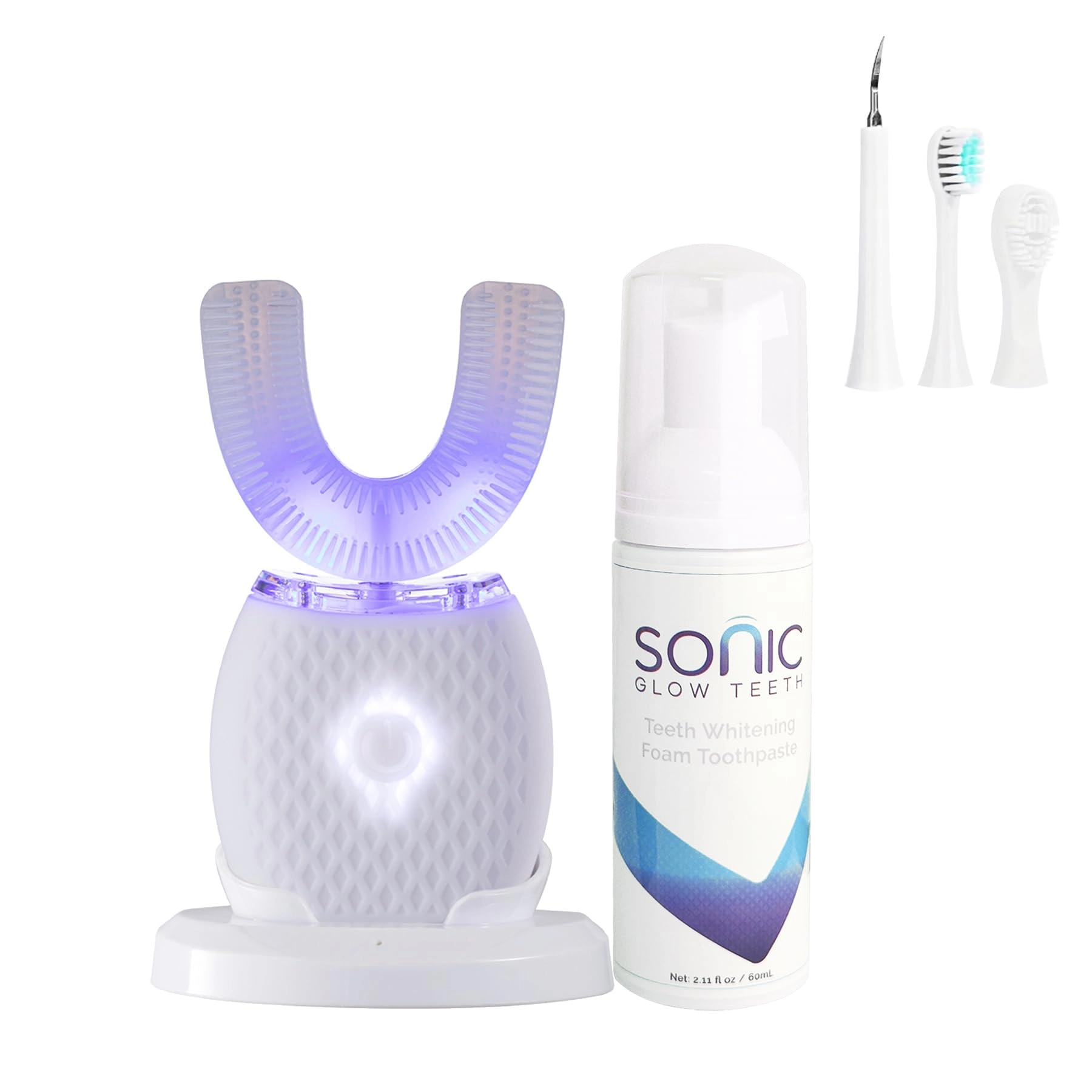 Ultrasonic Toothbrush - 30s Cleaning Wireless Charging