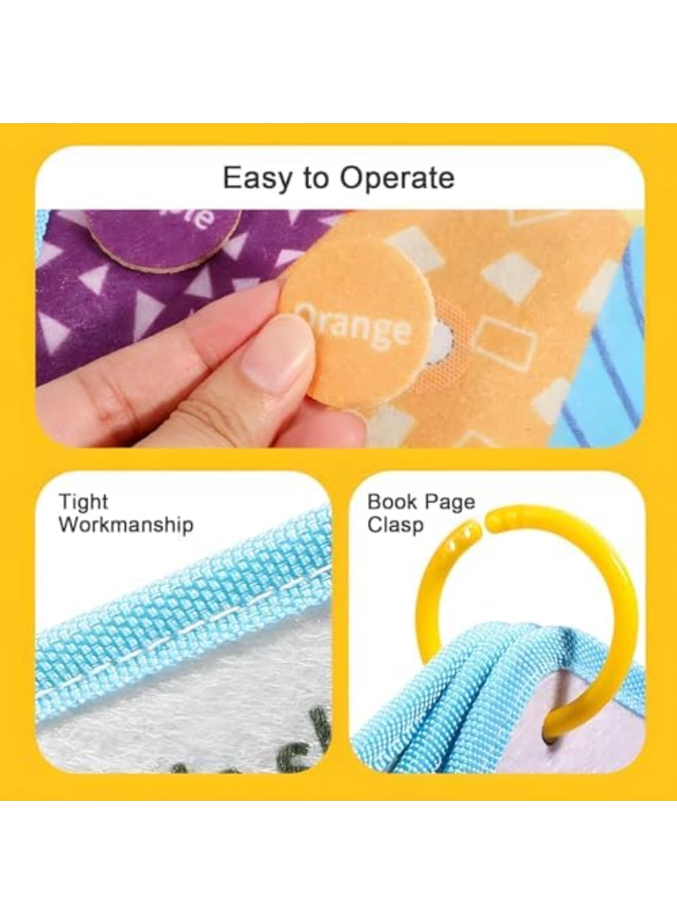 Montessori Busy Book - 1-3 years