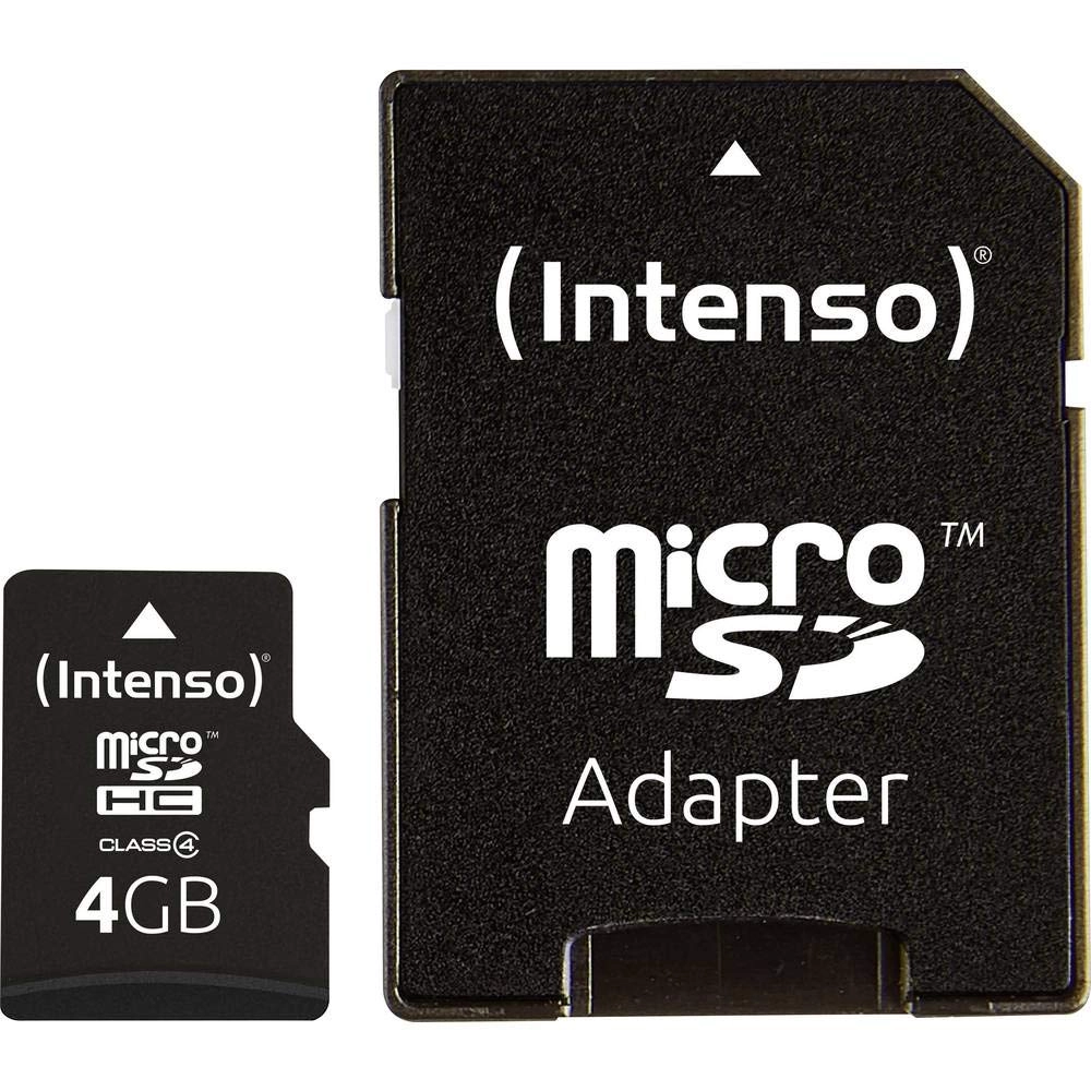 Intenso MicroSDHC Memory Card - 4 GB