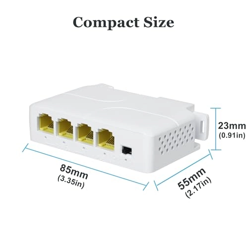 POE5005G-V2 - 10-25 Watts 3 IEEE 802.3af/at 10/100/1000Mbps 30 Watts
