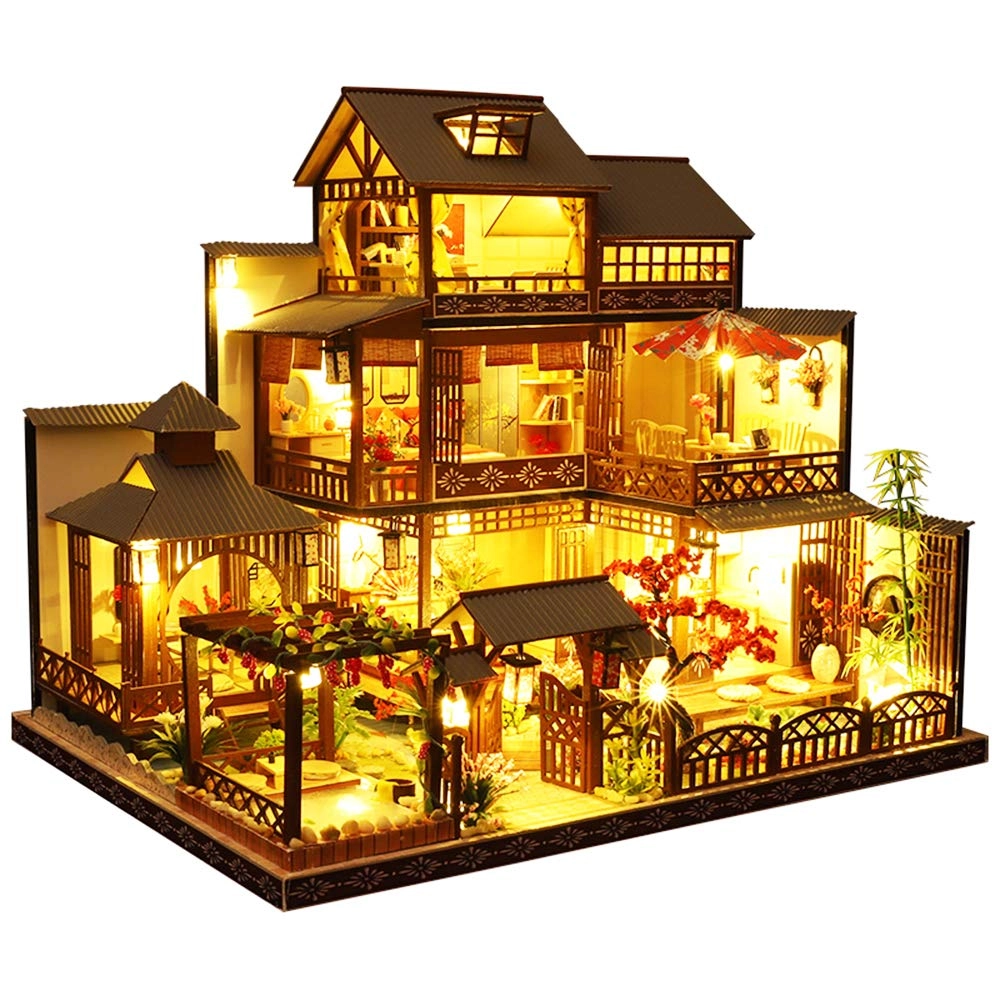 Roroom DIY Miniature Dollhouse Kit - Ya Quan Court-music