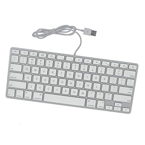 (Renewed) Compact Keyboard - QWERTY Wired/Wireless