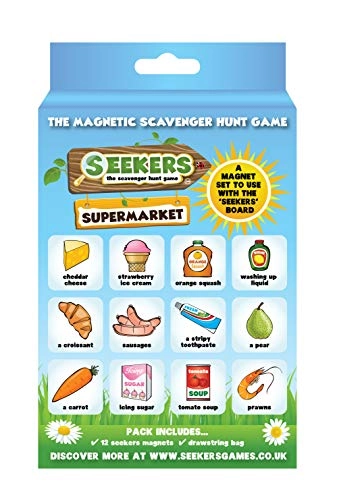 Scavenger Hunt Add-On Pack - Supermarket 12 magnetic tiles