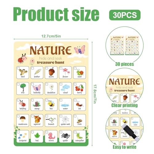 Scavenger Hunt Cards - Adult 30 pieces