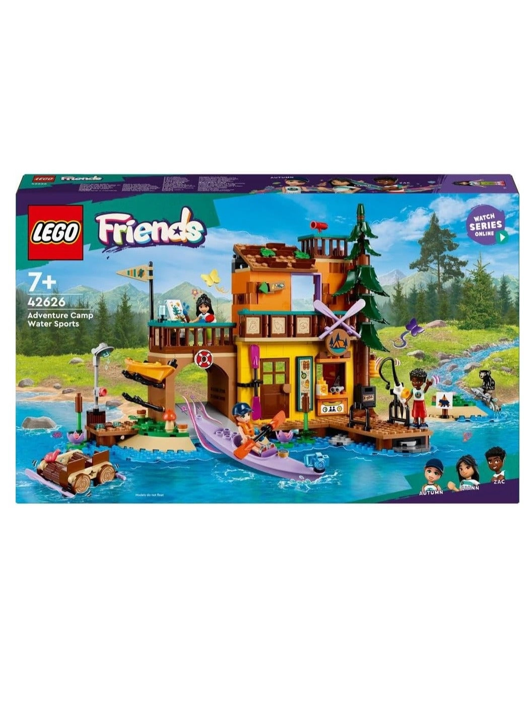Friends Adventure Camp Water Sports (42626) - Multicolor 3 Mini-Doll Characters