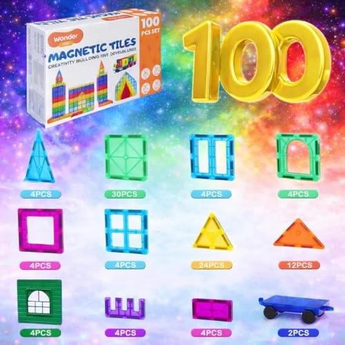 Magnetic Blocks - 100 pcs