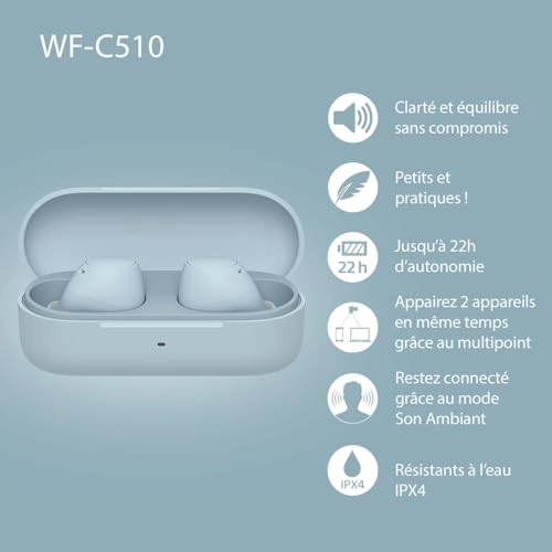 (Renewed) WF-C510 - Wireless Earbud