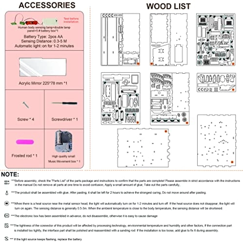 Book Nook - 3D Wooden Sensor Light