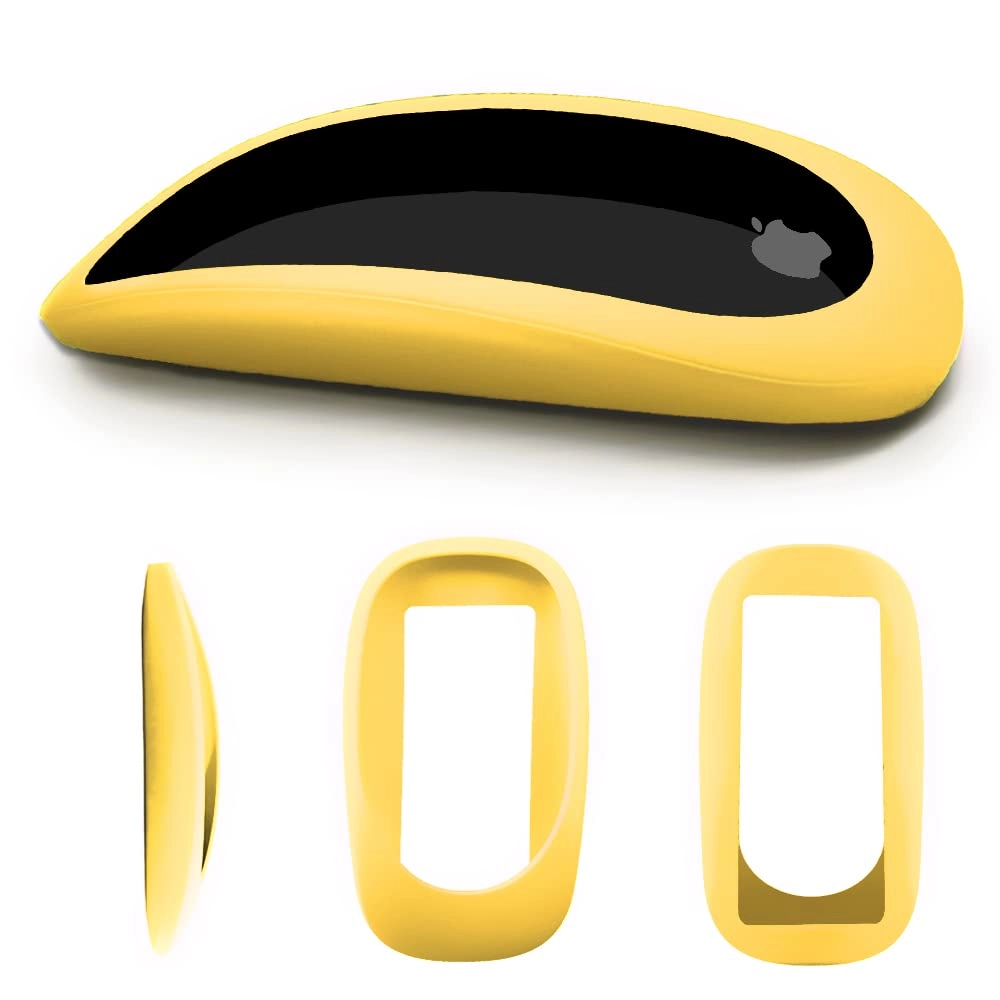 uqy Magic Mouse Silicone cover - Yellow Drop-Resistant
