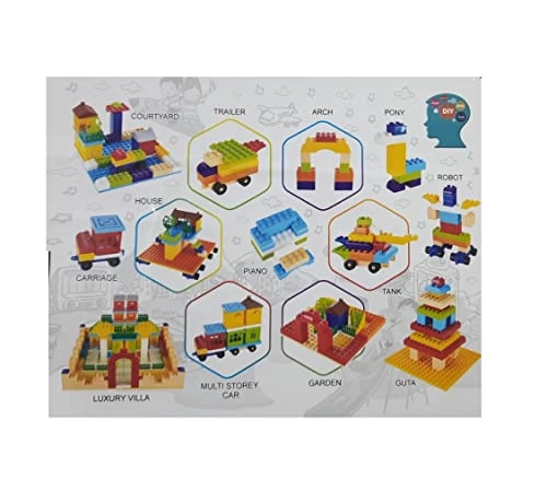 House Building Blocks - 65 pcs