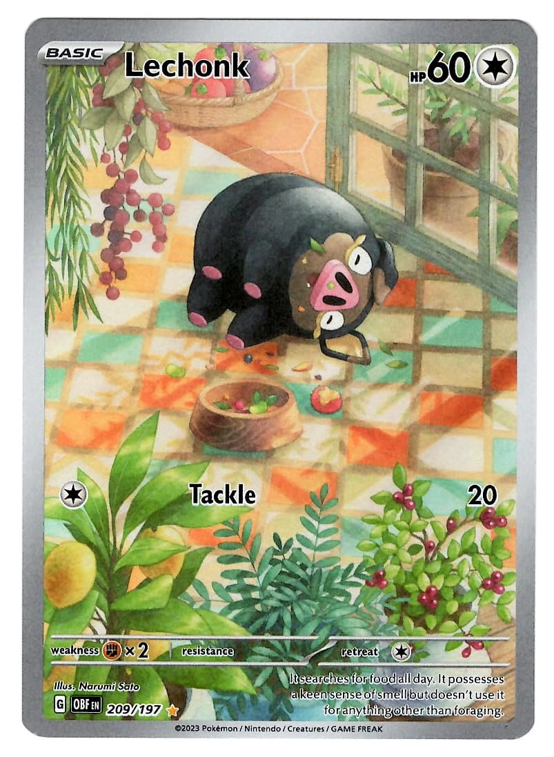 Pokémon Lechonk 209/197 - Obsidian Flames
