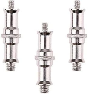 DMK Threaded Screw Adapter - 3 Pcs 1/4 To 3/8 Inch Metal