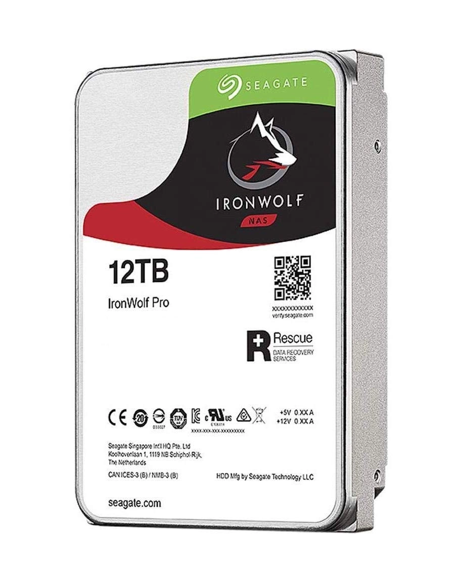 IronWolf Pro 3.5" 7200rpm 256MB SATA 6Gb/s (ST12000NT001) - 12TB