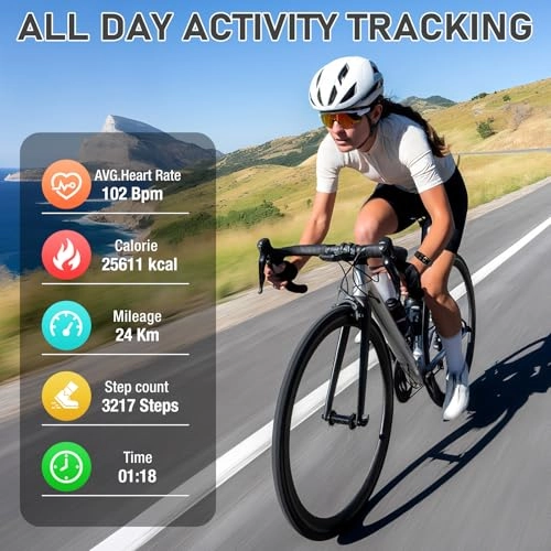 Fitness Tracker - 24/7 Heart Rate Sleep Tracker