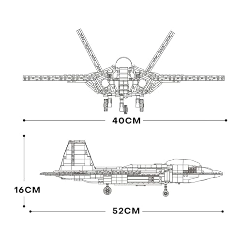 F-22 Raptor - 1837 pcs