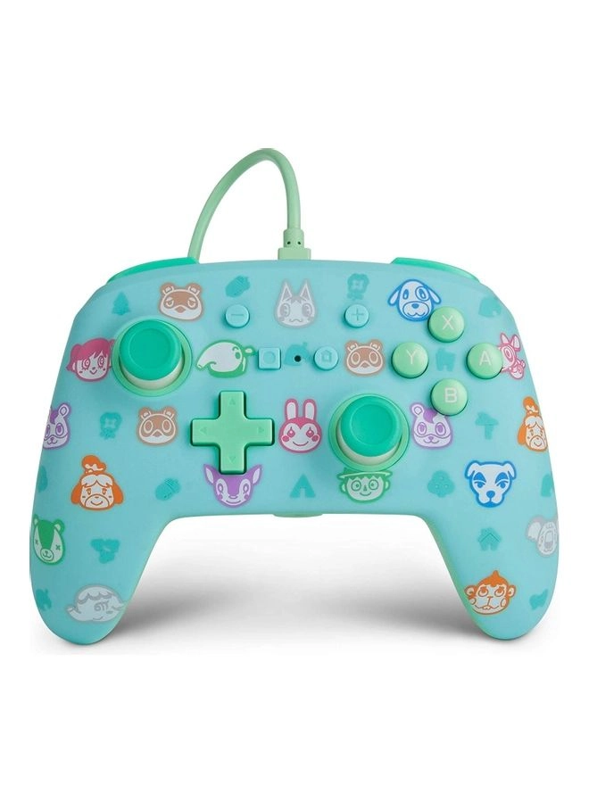 Enhanced Wired Gaming Controller - Animal Crossing Nintendo Switch
