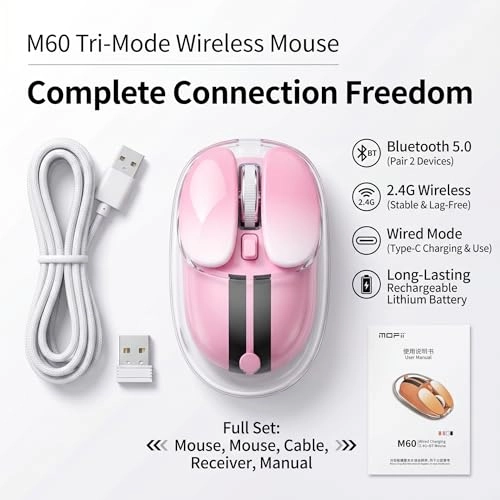 M60 - Bluetooth 5.0 2.4G Wired