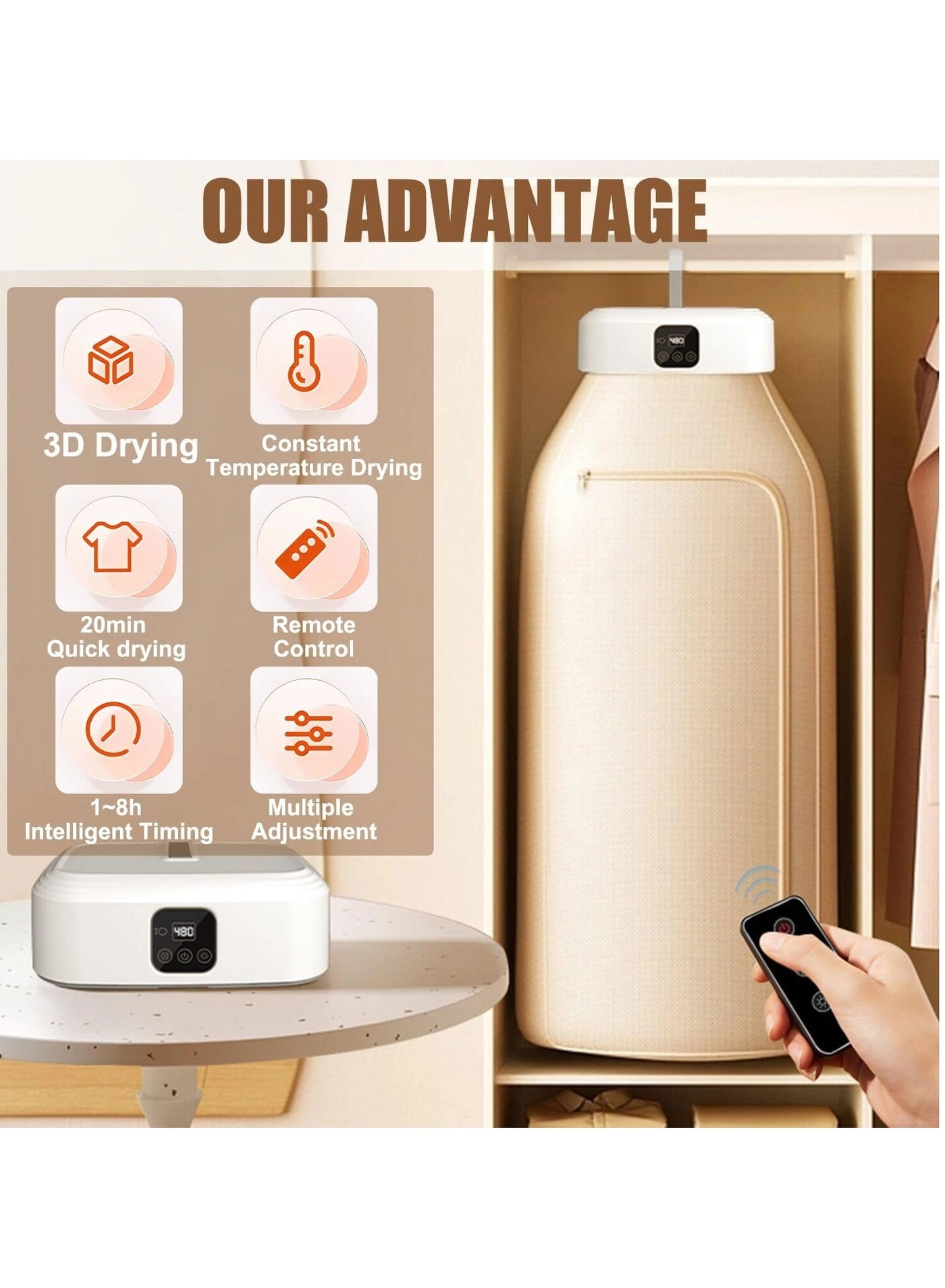 Portable Dryer - 600 W