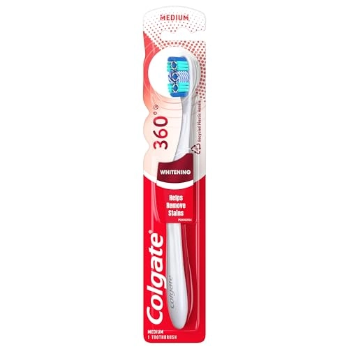 360 Optic White Full Head Toothbrush - Medium