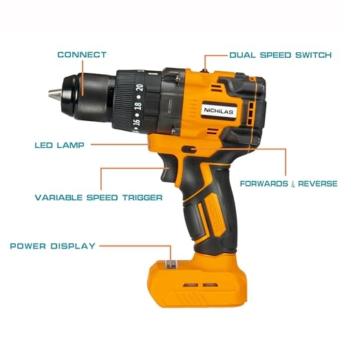 Cordless Drill - 150Nm Brushless Motor 20V