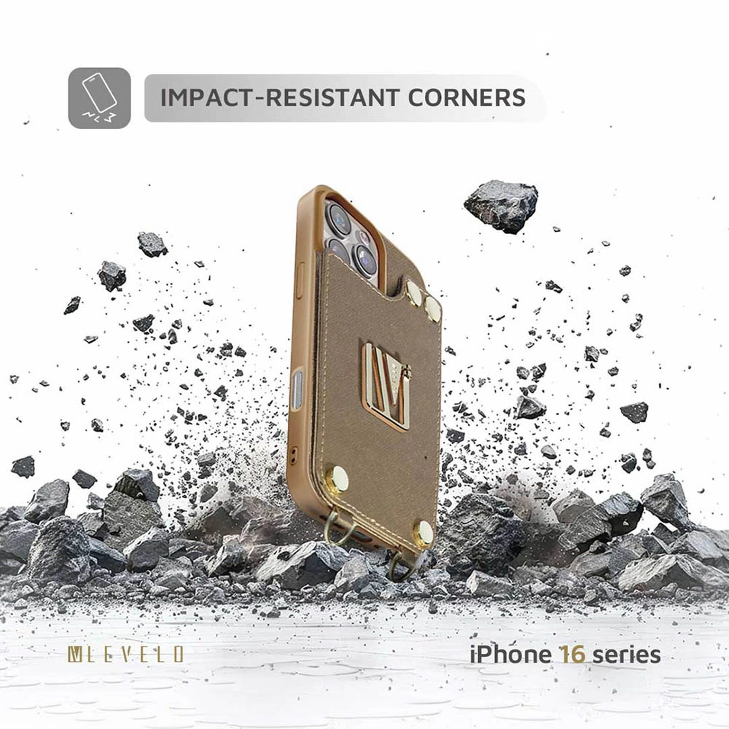 Serena Leather Case for iPhone 16 Pro