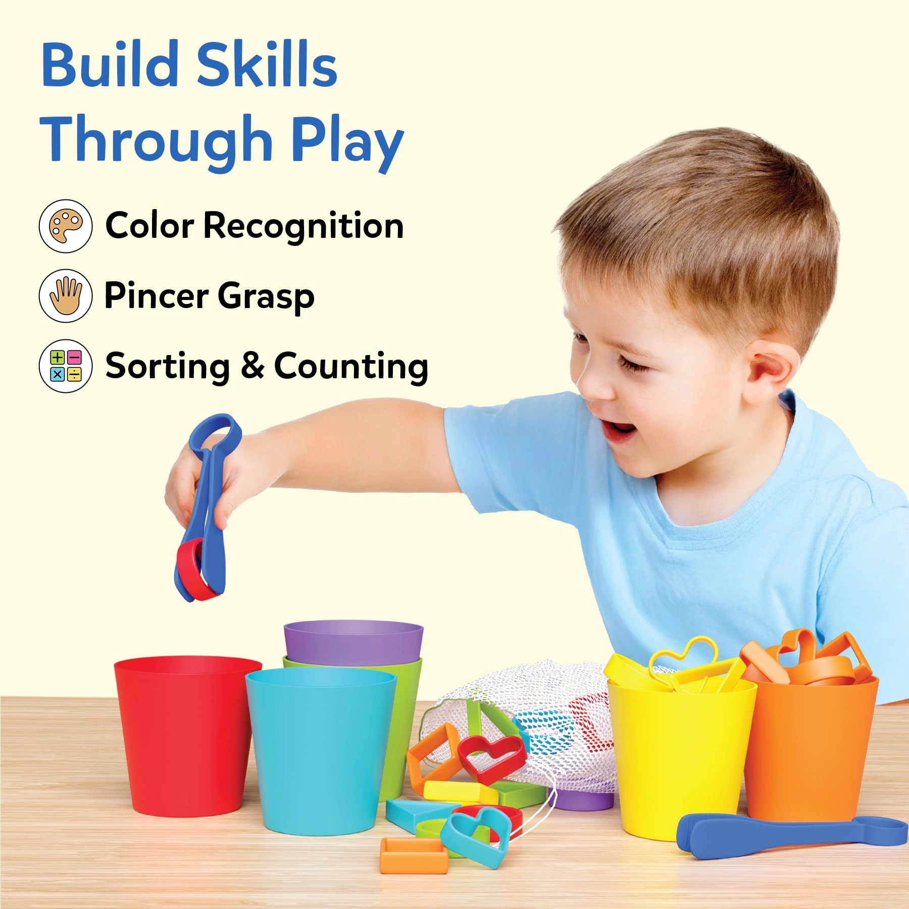 Silicone Rainbow Sorting - Ages 3, 4, 5, 6 1 Piece