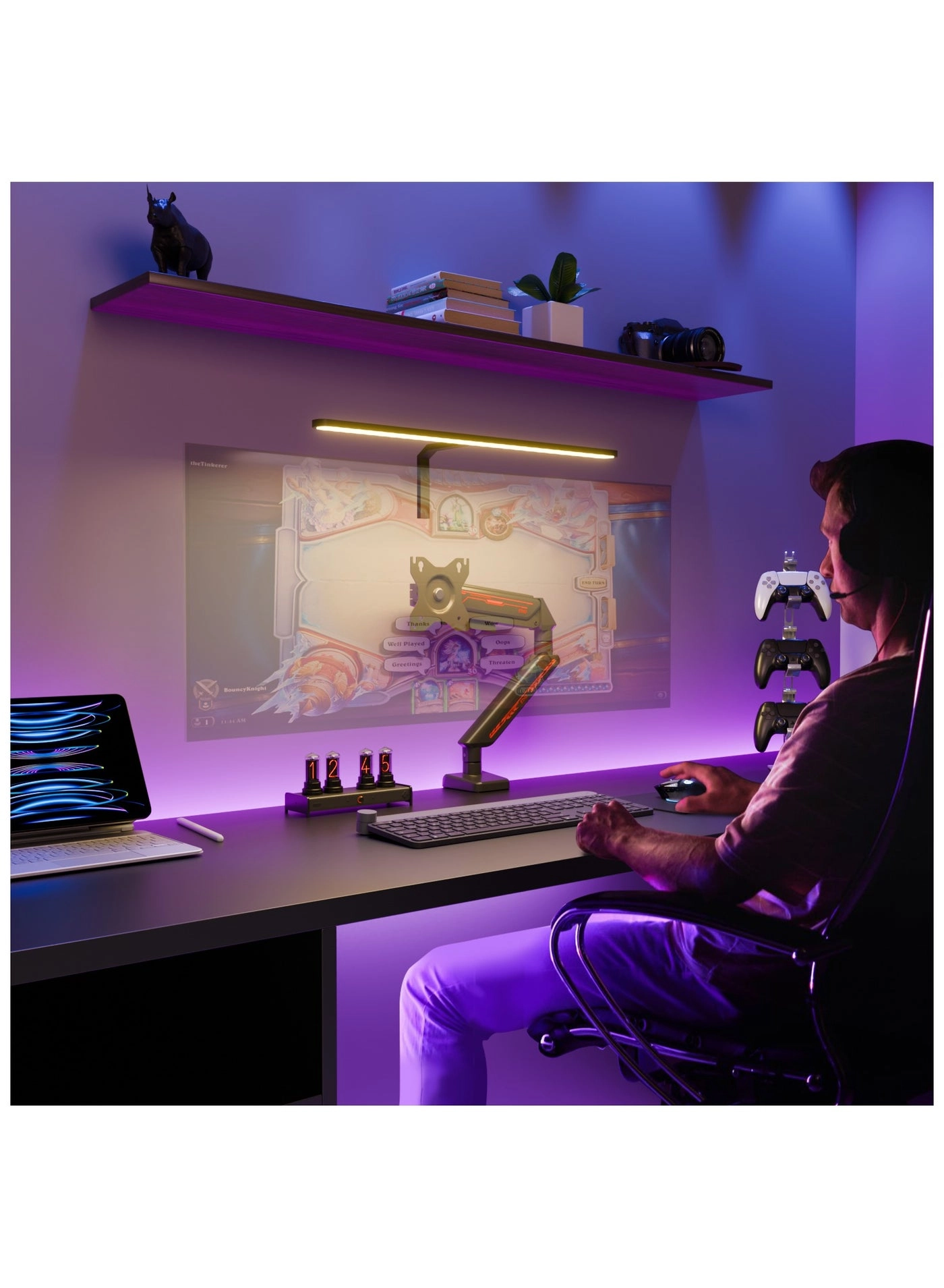 Monitor Arm - Single 13-32 inch 75x75/100x100mm