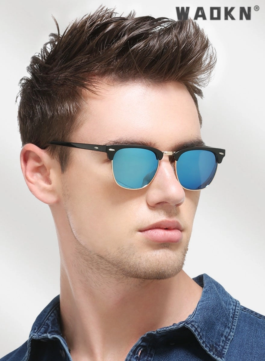 Aviator Sunglasses - 52mm Black Gray