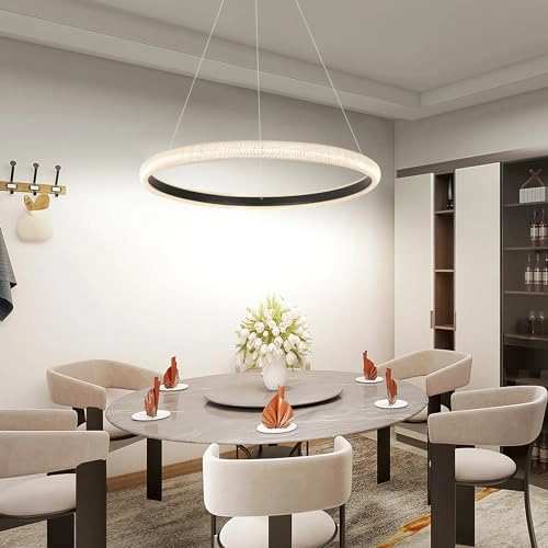 Modern LED Bedroom Chandelier - Dimmable