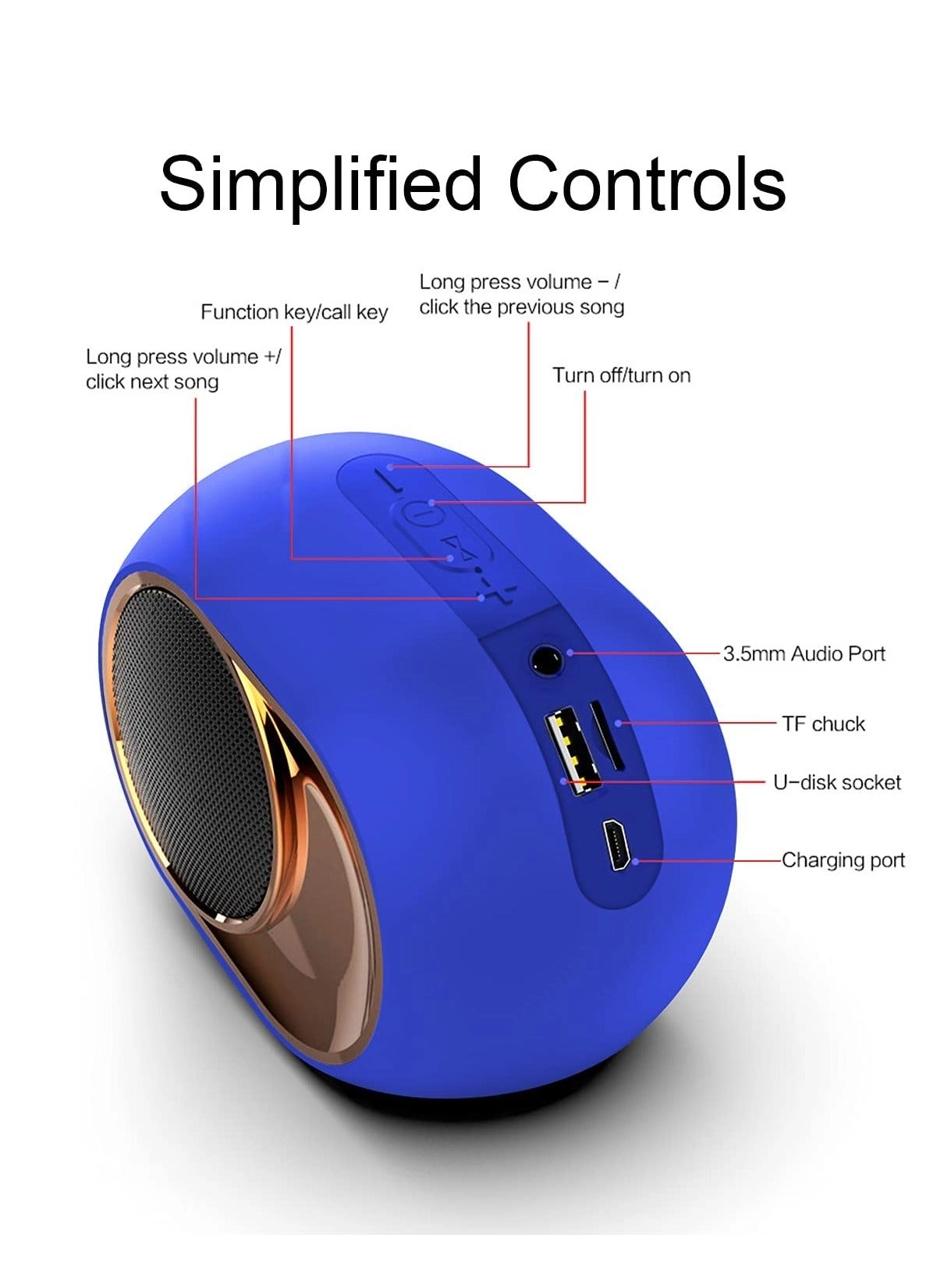 Wireless Bluetooth Speaker - 5 Watt