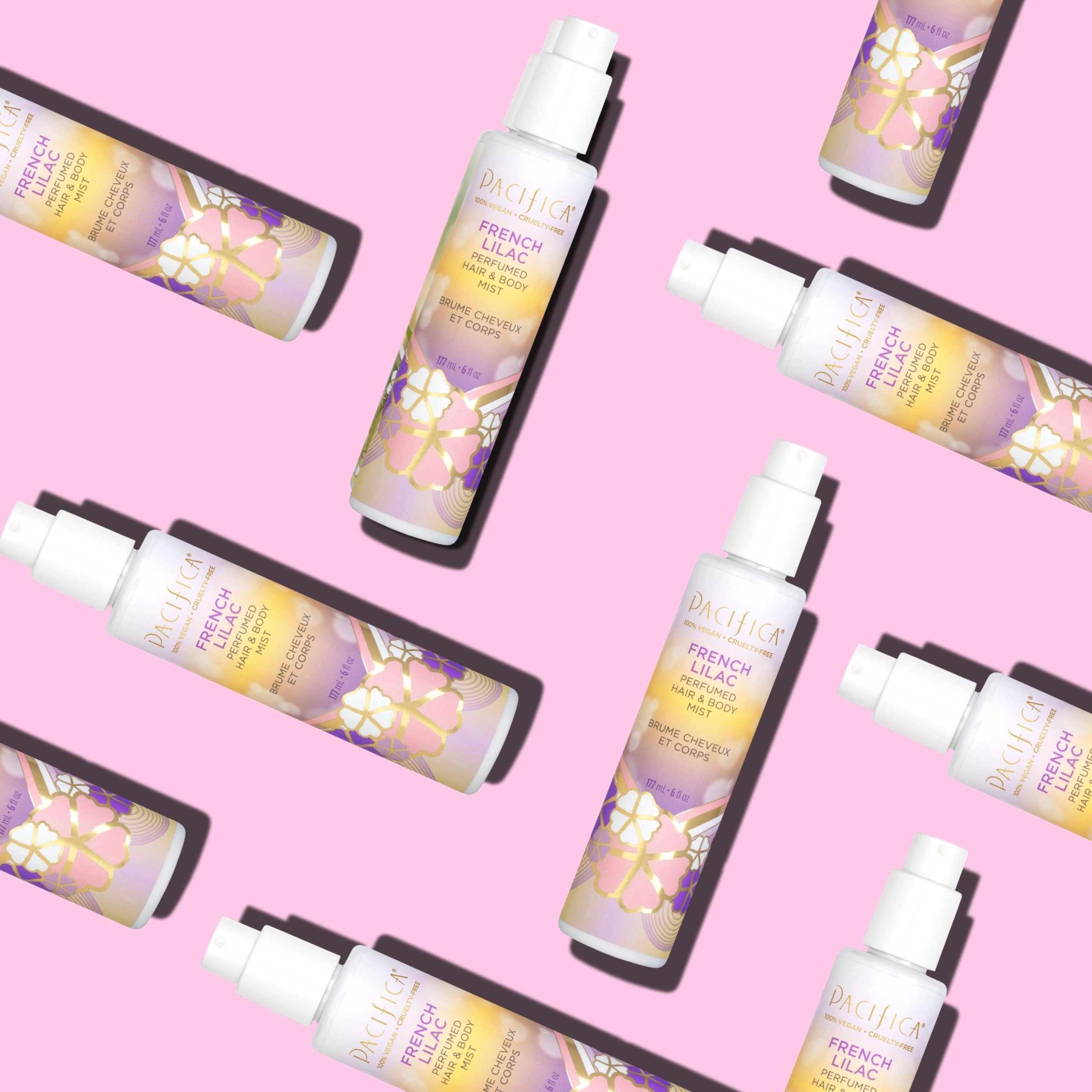 Perfumed Hair & Body Mist - 177 Milliliters French Lilac