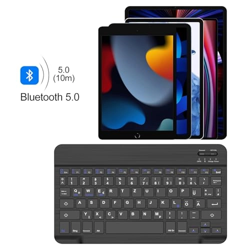 Bluetooth Keyboard - DE Wireless