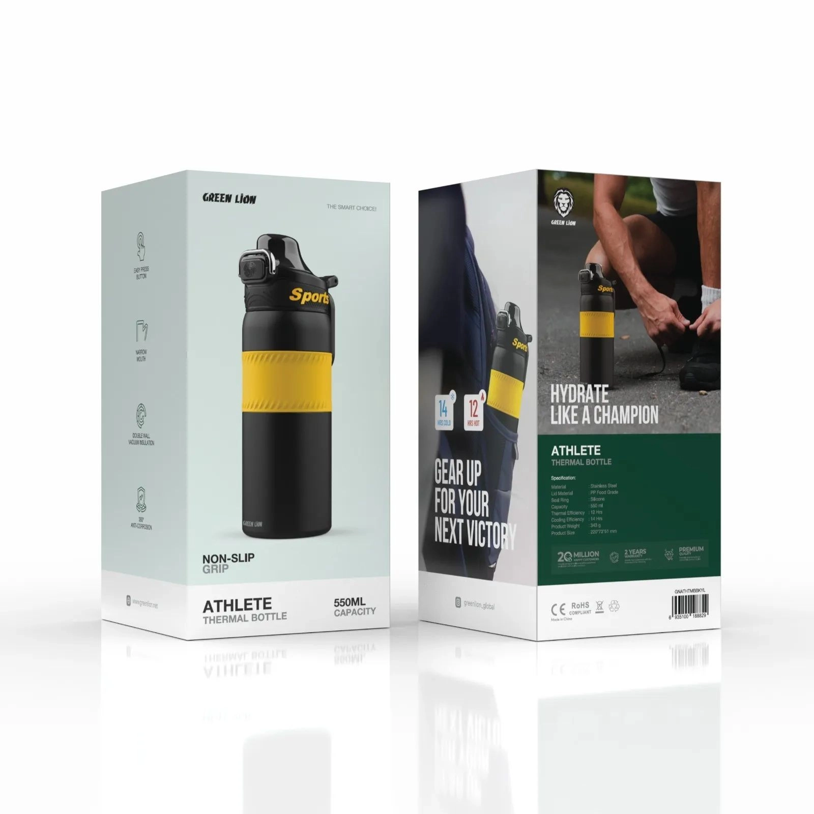 Athlete Thermal Bottle - 550ML