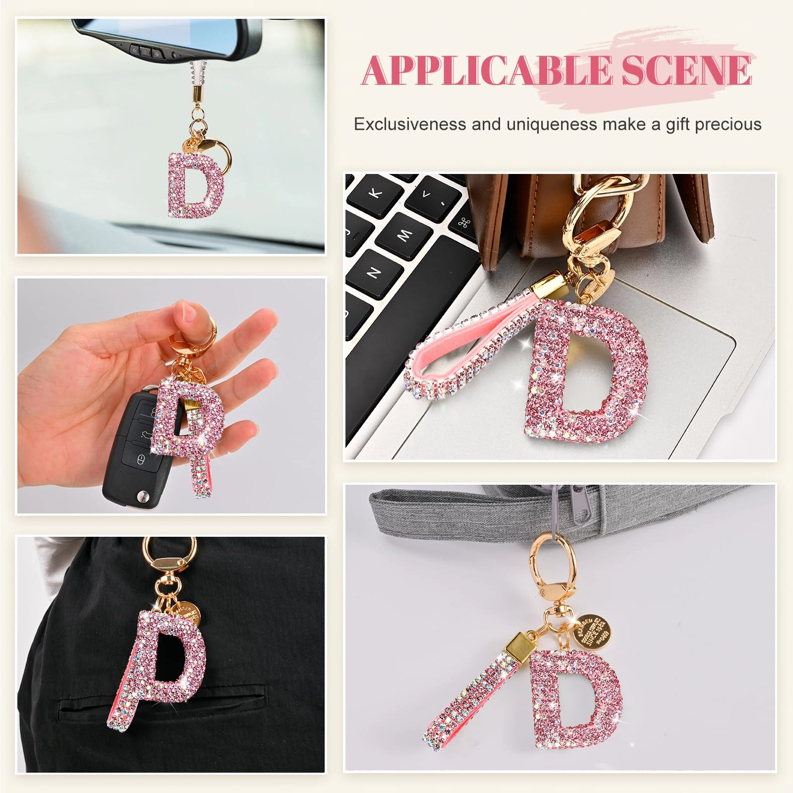 Initial Letter Keychain